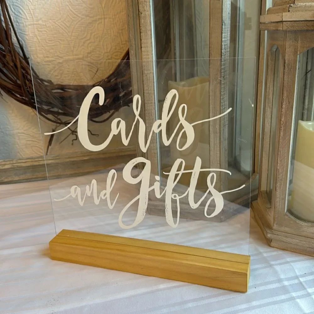 Cards & Gifts Sign - Picture 1 of 2